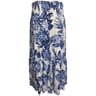 Jupe longue femme BLUE LEAF AOP 48
