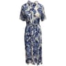 Robe manches courtes BLUE LEAF AOP 48
