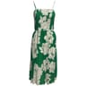 Robe fines bretelles GREEN FLOWER AOP 48