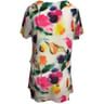 Tee shirt manches courtes femme IMPRIME FLEURI 50\52
