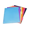 Carrefour intercalaires 6 positions A4 - 24,5x30,5 cm plastique