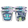 Les 2 Vaches yaourt bio brassé myrtille sauvage 4x115g