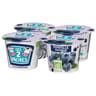 Les 2 Vaches yaourt bio brassé myrtille sauvage 4x115g