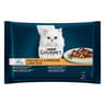 Gourmet perle duo sachets repas pour chat adulte à la viande - 4 x 85 g
