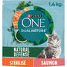 Purina one chat dual nature stérilisé saumon 1.4kg