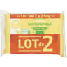 Carrefour classic beurre gastronomique demi sel 2x250g