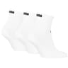 3 paires de socquettes jersey unies quarter femme PUMA 002 BLANC T39\42