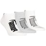 3 paires de socquettes invisibles graphic sneaker homme PUMA 002 BLANC/GRIS T43\46
