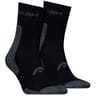 2 paires de mi chaussettes de randonnée homme HEAD 001 NOIR T39\42