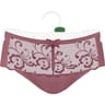 Culotte midi ligne Elègance broderie Playtex 0FT DAME ROSE T44