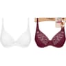 Soutien-gorge armature ligne Flower élégance recyclé Playtex 000 BLANC 100F