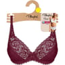 Soutien-gorge armature ligne Flower élégance recyclé Playtex 0FS CERISE NOIRE 100D
