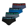 Lot de 4 slips My petit prix homme Athena 2510 NR/GR/BLEU/MARINE T2