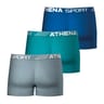Lot de 3 boxers Fresh homme Athena 2510 GRIS/LAGON/BLEU T3