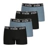 Lot de 4 boxers homme basic colors Athena 2400 NOIR/GRIS/NOIR/GRIS T3