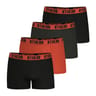 Lot de 4 boxers homme basic colors Athena 2410 NR/ROUGE/ANTHR/NR T4