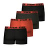 Lot de 4 boxers homme basic colors Athena 2410 NR/ROUGE/ANTHR/NR T4