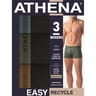 Lot de 3 boxers Easy Recycle homme Athena 2500 NOIR X 3 T4