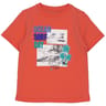Tee shirt manches courtes garçon ORANGE 10 ANS