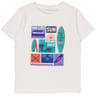 Tee shirt manches courtes garçon BLANC 5 ANS