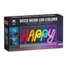 Tmc déco néon led colors à poser modèle happy 23x13x4