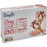 Simpl 8 cônes vanille fraise 512g