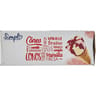 Simpl 8 cônes vanille fraise 512g
