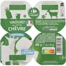 Carrefour classic yaourt au lait de chèvre nature 4x115g