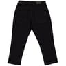 Pantacourt en denim femme BLACK T48