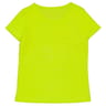 Tee-shirt fille JAUNE PALE 6 ANS