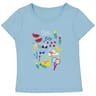Tee-shirt fille SKY BLUE 6 ANS