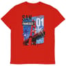 Tee-shirt mc homme ROUGE SAN FRANCISCO XXL