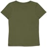 Tee shirt femme manches courtes KAKI MELANGE T50\52