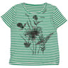 Tee shirt femme manches courtes ECRU/CHLOROPHYLE T50\52