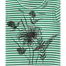 Tee shirt femme manches courtes ECRU/CHLOROPHYLE T50\52