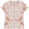 Tee shirt femme manches courtes WHITE AOP T50\52