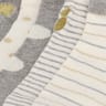 5 paires de socquettes fantaisies femme COMBO 1 GRIS 36/41