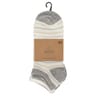 5 paires de socquettes fantaisies femme COMBO 1 GRIS 36/41