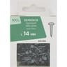 Clou semence tapissier tête plate  acier bleui 14mm 100 gr