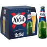 1664 bière blonde 12x25cl 5.5%vol