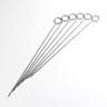 Carrefour home 6 pics à brochette inox 30cm pour barbecue
