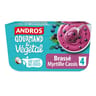 Andros gourmand & végétal au lait d'amande myrtille cassis 4x100g