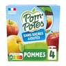 Pom'Potes compotes gourdes pomme nature 4x90g