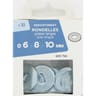 Assortiment rondelles plates large diam 6/8/10 mm x18