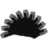10 paires de mi chaussettes de marche homme NOIR T43\46