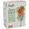 Simpl sauce tomate au basilic 390g