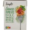 Simpl sauce tomate au basilic 390g