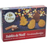 Carrefour extra sablés noel chocolat au lait & épices 95g