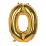 Ballon alu or  86 cm chiffre 0