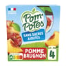 Pom'Potes compotes gourdes pomme brugnon 4x90g
